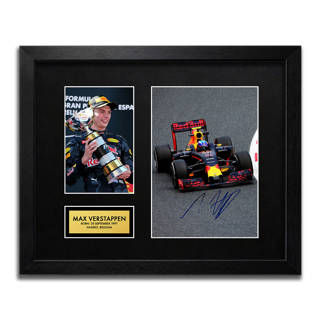 Max Verstappen Autograph Signature | F1 Signed Art Print