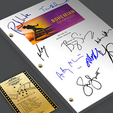 Bohemian Rhapsody Movie Screenplay Script Signed Autograph Rami Malek Freddie Mercury Lucy Boynton Bryan Singer