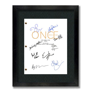 Once Upon A Time TV Show Pilot Script Screenplay Signed Autograph Reprint - OUAT Ginnifer Goodwin, Jennifer Morrison, Lana Parrilla