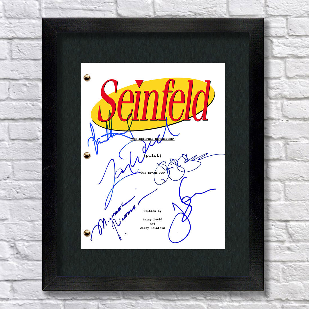 Jerry Seinfeld Dreyfus Alexander Signed Chinese Restaurant Script Auto  Beckett