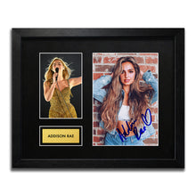 Addison Rae Signed Autograph Framed Music Memorabilia
