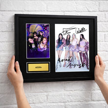 Aespa Autograph Print Wall Display