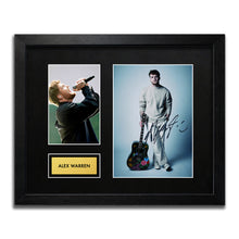 Alex Warren Signed Autograph Framed Music Memorabilia