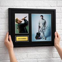 Alex Warren Signed Autograph Framed Music Memorabilia