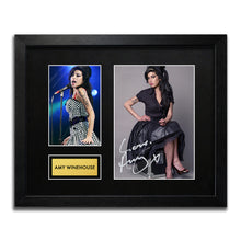 Amy Winehouse Signed Autograph Framed Music Memorabilia