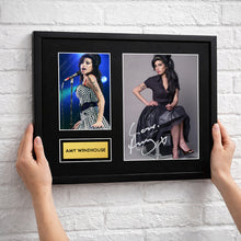 Amy Winehouse Autograph Print Wall Display