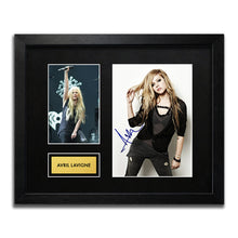 Avril Lavigne Signed Autograph Framed Music Memorabilia
