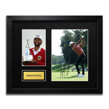 Akshay Bhatia Signed Autograph Framed Golf Memorabilia