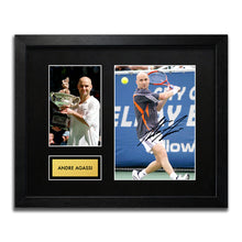 Andre Agassi Tennis Autograph Signed Poster Art Print