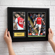 Declan Rice Arsenal Football Signed Autograph Print - Wall Display