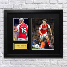 Leandro Trossard Arsenal Football Signed Autograph Print - BBG