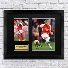 Martin Odegaard Arsenal Football Signed Autograph Print - BBG