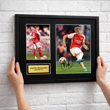 Martin Odegaard Arsenal Football Signed Autograph Print - Wall