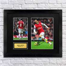 Mikel Arteta Arsenal Football Signed Autograph Print - BBG
