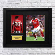 Noni Madueke Arsenal Football Signed Autograph Print - BBG