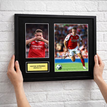 Viktor Gyokeres Arsenal Football Signed Autograph Print - Wall