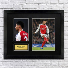 William Saliba Arsenal Football Signed Autograph Print - BBG