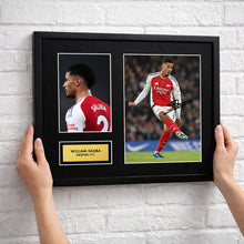 William Saliba Arsenal Football Signed Autograph Print - Wall