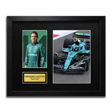 Fernando Alonso - Aston Martin - Formula One F1 Autograph Signed Poster Art Print Artwork