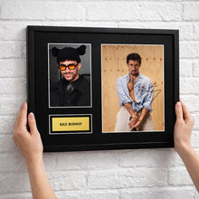 Bad Bunny Signed Autograph Framed Music Memorabilia