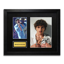 Benson Boone Signed Autograph Framed Music Memorabilia