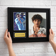 Benson Boone Signed Autograph Framed Music Memorabilia