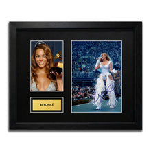 Beyonce Signed Autograph Framed Music Memorabilia