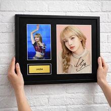 Lalisa BLACKPINK Autograph Print Wall Display