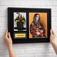 Billie Eilish Autograph Print Wall Display