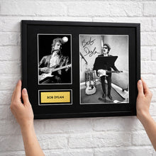 Bob Dylan Signed Autograph Framed Music Memorabilia