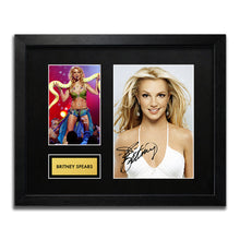 Britney Spears Signed Autograph Framed Music Memorabilia