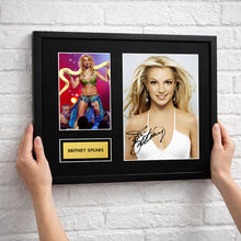 Britney Spears Autograph Print Wall Display