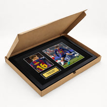 Fermin Lopez Barcelona Football Signed Autograph Print - Box