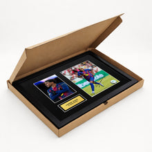 Lamine Yamal Barcelona Football Signed Autograph Print - Box