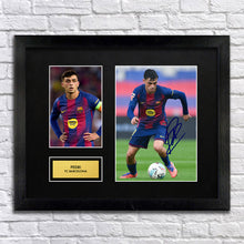 Pedri Barcelona Football Signed Autograph Print - BBG