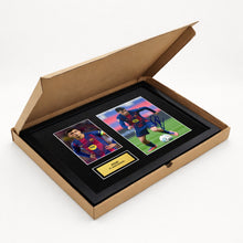 Pedri Barcelona Football Signed Autograph Print - Box