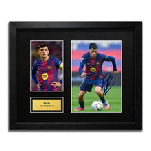Pedri Barcelona Football Signed Autograph Print - WBG