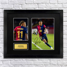 Raphinha Barcelona Football Signed Autograph Print - BBG