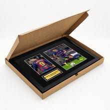 Robert Lewandowski Barcelona Football Signed Autograph Print - Box