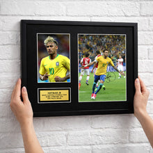 Neymar Jr - Brazil - Fifa World Cup Signed Poster Art Print Artwork
