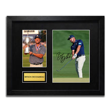 Bryson DeChambeau - Signed Autograph Framed Golf Memorabilia