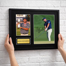 Bryson DeChambeau - Signed Autograph Framed Golf Memorabilia