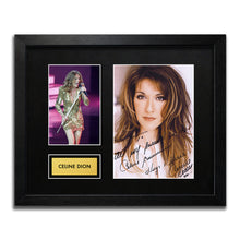 Celine Dion | Framed Autograph Music Memorabilia