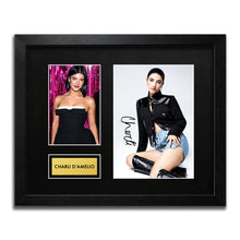 Charli D'Amelio Signed Autograph Framed Music Memorabilia
