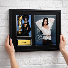 Cher Autograph Print Wall Display