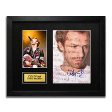 Chris Martin - Coldplay - Signed Autograph Framed Music Memorabilia