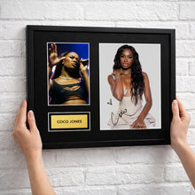 Coco Jones Autograph Print Wall Display