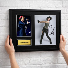 Conan Gray Signed Autograph Framed Music Memorabilia