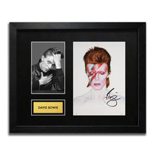 David Bowie Signed Autograph Framed Music Memorabilia
