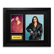 Demi Lovato Signed Autograph Framed Music Memorabilia